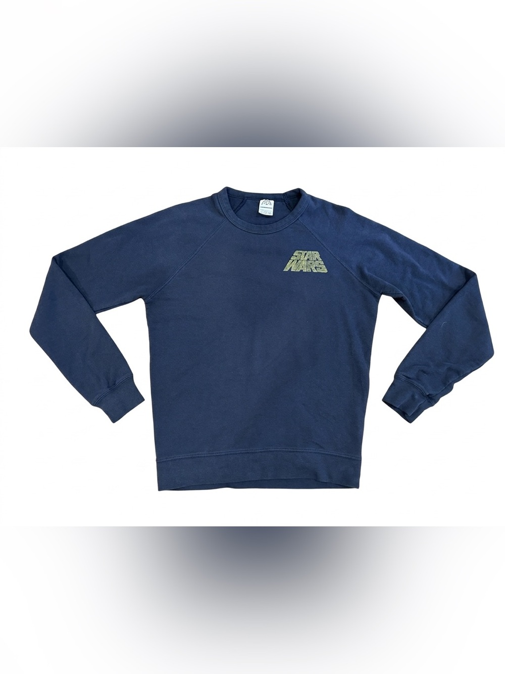 Star Wars Sweatshirt Mens Medium Navy Blue Delta Cotton Blend Pullover‎ Logo